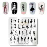 Nail Art Stamping Plates ND Collection Nail Art Tool