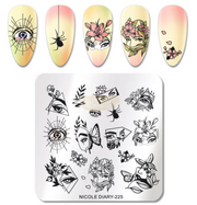 Nail Art Stamping Plates ND Collection Nail Art Tool