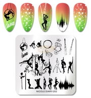 Nail Art Stamping Plates ND Collection Nail Art Tool