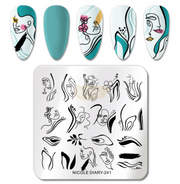 Nail Art Stamping Plates ND Collection Nail Art Tool