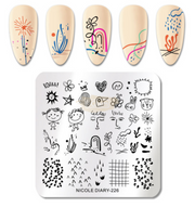 Nail Art Stamping Plates ND Collection Nail Art Tool