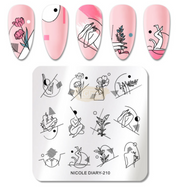 Nail Art Stamping Plates ND Collection Nail Art Tool