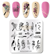 Nail Art Stamping Plates ND Collection Nail Art Tool