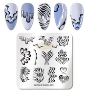Nail Art Stamping Plates ND Collection Nail Art Tool