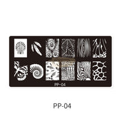 Nail Art Stamping Plates PP Collection PP-04 Nail Stamping Plates