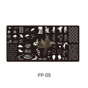 Nail Art Stamping Plates PP Collection PP-09 Nail Stamping Plates