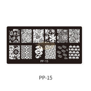 Nail Art Stamping Plates PP Collection PP-15 Nail Stamping Plates