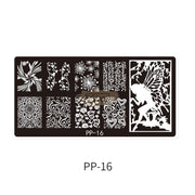 Nail Art Stamping Plates PP Collection PP-16 Nail Stamping Plates