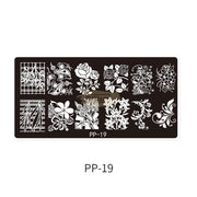 Nail Art Stamping Plates PP Collection PP-19 Nail Stamping Plates