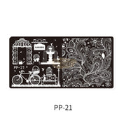 Nail Art Stamping Plates PP Collection PP-21 Nail Stamping Plates