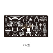 Nail Art Stamping Plates PP Collection PP-22 Nail Stamping Plates