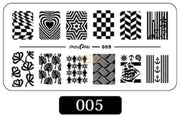 Nail Art Stamping Plates PP0 Collection PP-005 Nail Art Tool