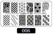 Nail Art Stamping Plates PP0 Collection PP-006 Nail Art Tool