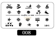 Nail Art Stamping Plates PP0 Collection PP-008 Nail Art Tool