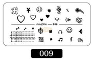 Nail Art Stamping Plates PP0 Collection PP-009 Nail Art Tool