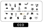 Nail Art Stamping Plates PP0 Collection PP-010 Nail Art Tool