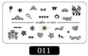 Nail Art Stamping Plates PP0 Collection PP-011 Nail Art Tool