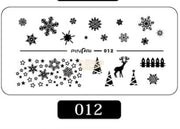 Nail Art Stamping Plates PP0 Collection PP-012 Nail Art Tool