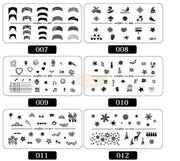 Nail Art Stamping Plates PP0 Collection Nail Art Tool
