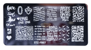 Nail Art Stamping Plates STZ-FB Collection Nail Art Tool