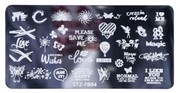 Nail Art Stamping Plates STZ-FB Collection Nail Art Tool