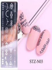 Nail Art Stamping Plates STZ-N Collection STZ-N03 Nail Art Tool