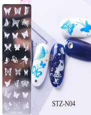 Nail Art Stamping Plates STZ-N Collection STZ-N04 Nail Art Tool