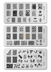 Nail Art Stamping Plates XL Collection XL-001 Nail Art Tool