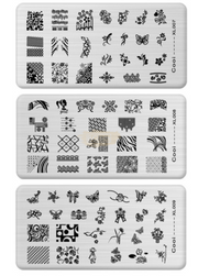 Nail Art Stamping Plates XL Collection XL-007 Nail Art Tool
