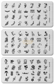 Nail Art Stamping Plates XL Collection XL-016 Nail Art Tool