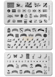 Nail Art Stamping Plates XL Collection Nail Art Tool