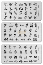 Nail Art Stamping Plates XL Collection Nail Art Tool