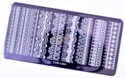 Nail Art Stamping Plates YZW-L Collection YZW-L004 Nail Art Tool