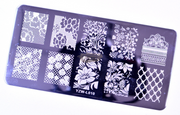 Nail Art Stamping Plates YZW-L Collection YZW-L010 Nail Art Tool