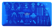 Nail Art Stamping Plates YZW-L Collection YZW-L015 Nail Art Tool
