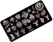 Nail Art Stamping Plates YZW-L Collection Nail Art Tool