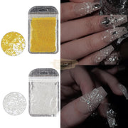 Nail Art Steel Caviar Beads | Silver Nail Art Decorations