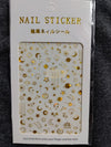 Nail Art Sticker | R208 Gold Nail Stickers