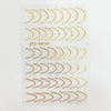 Nail Art Sticker | STZ-CS169 Gold Nail Stickers