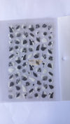 Nail Art Stickers F655 - Black & White Nail Stickers