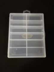 Nail Art Storage Box Clear | 12 Compartments Storage Containers