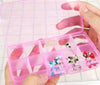 Nail Art Storage Box Pink | 10 Slots Storage Containers