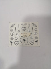 Nail Art Water Decal Sticker Set - (29 decals per pack) Water Decal