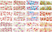 Nail Art Water Decal Stickers - BN Collection 001-012 Water Decal