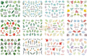 Nail Art Water Decal Stickers - BN Collection 1405-1416 Water Decal