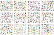 Nail Art Water Decal Stickers - BN Collection 1837-1848 Water Decal