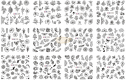 Nail Art Water Decal Stickers - BN Collection Water Decal