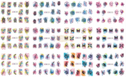 Nail Art Water Decal Stickers - BN Collection Water Decal