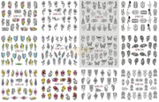 Nail Art Water Decal Stickers - BN Collection Water Decal