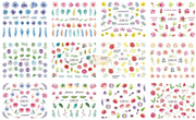 Nail Art Water Decal Stickers - BN Collection 937-948 Water Decal